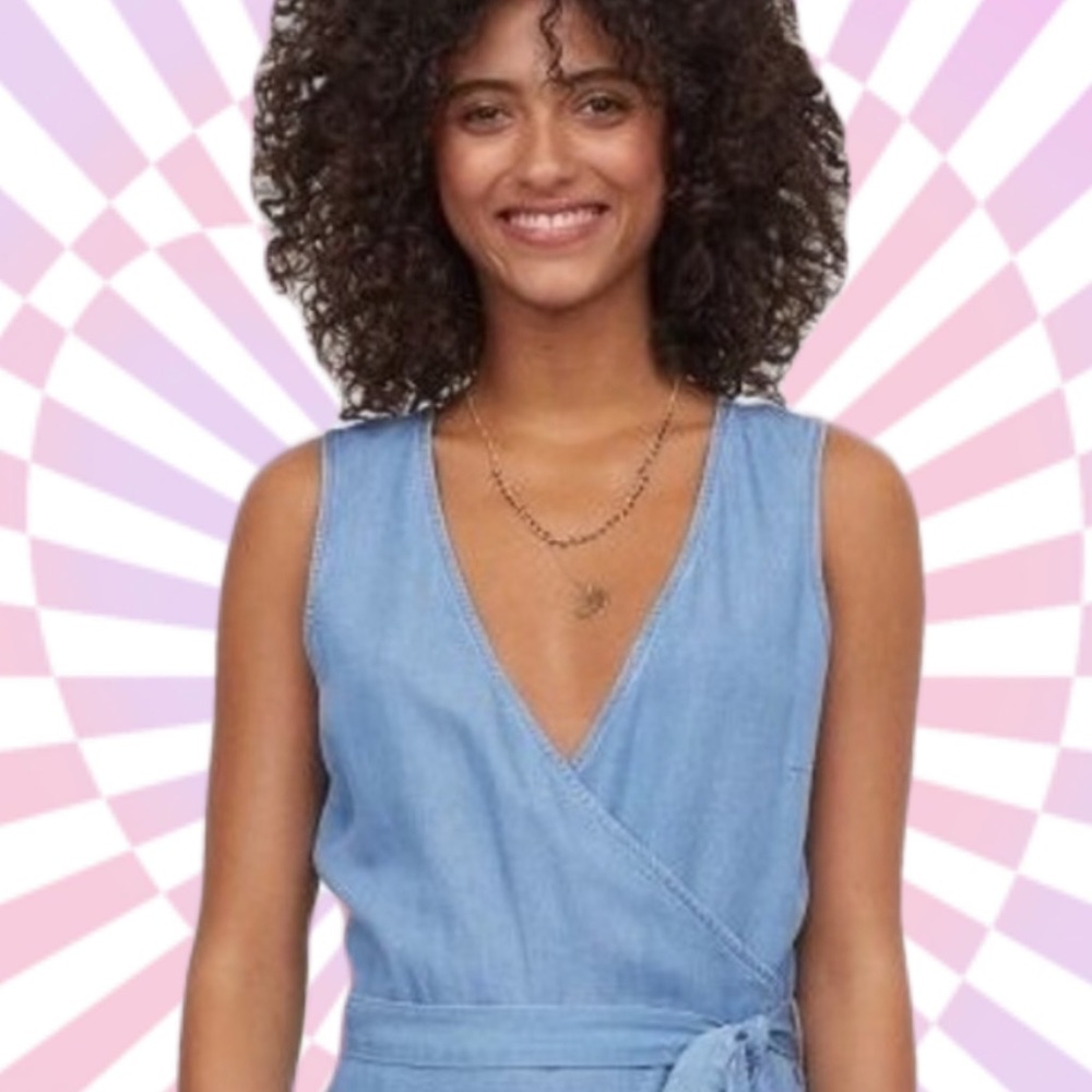 Lyocell wrap dress